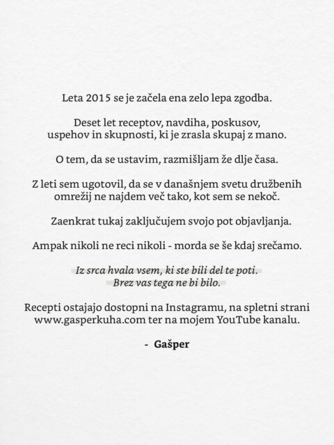 Hvala za vse. 💚 #nextchapterbegins